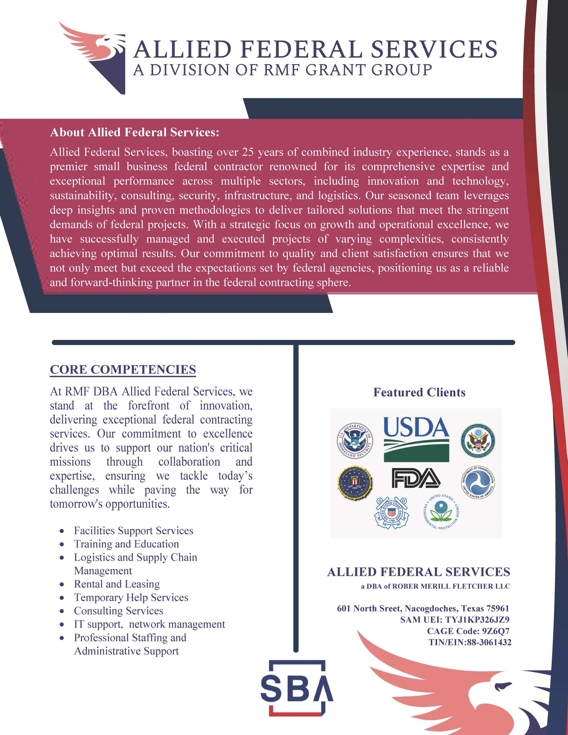 Allied Federal Services Capability Statement